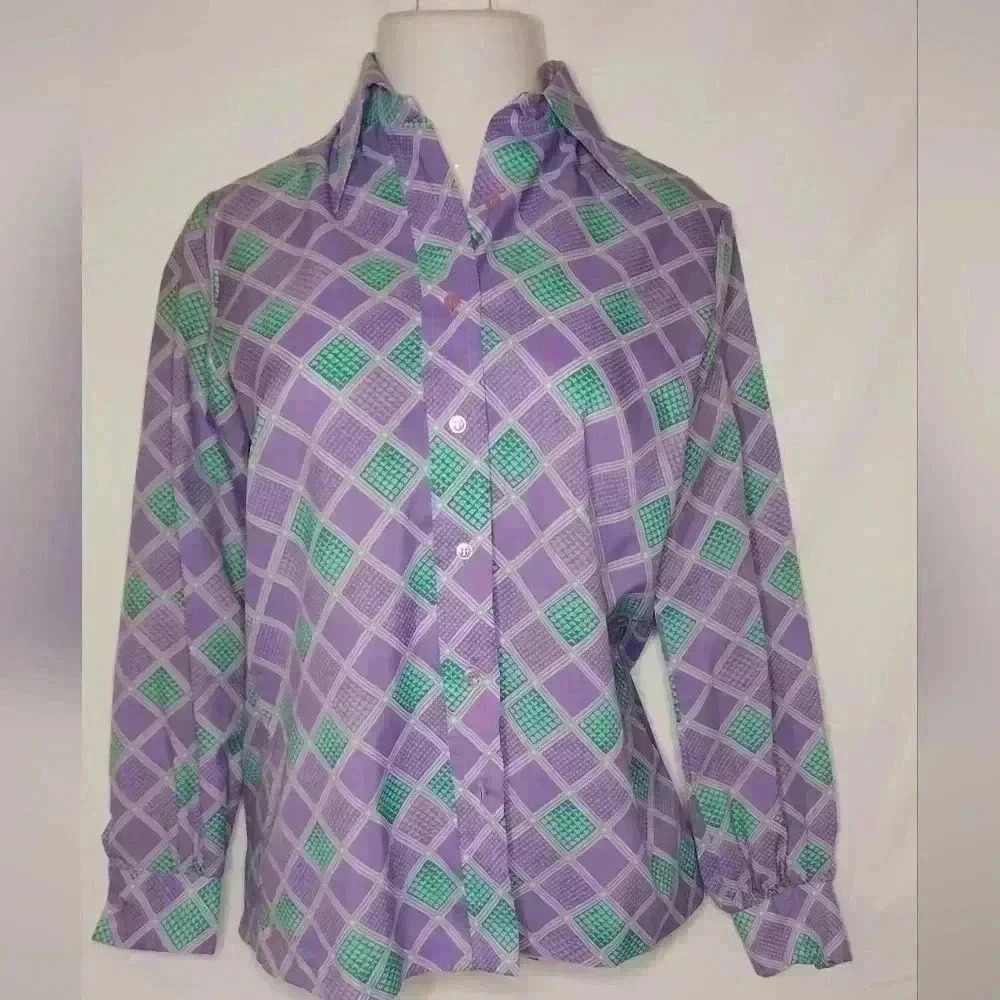 Vintage, 60's, 70's, Pykettes, Blouse, Size S/M, EUC